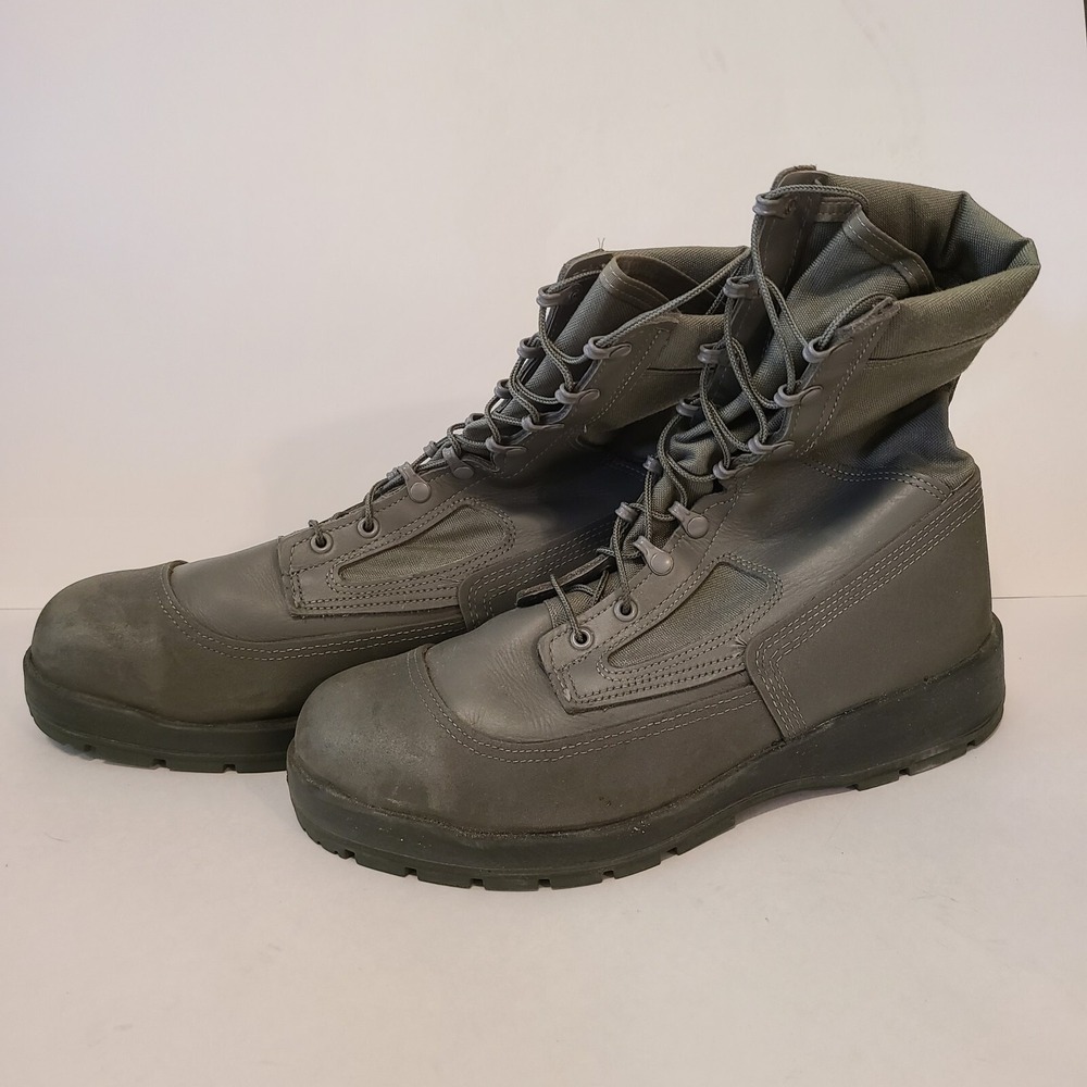 Mens BELLEVILLE 630 ST USAF Boots 13 R, Steel Toe Vibram Sole Warm Weather